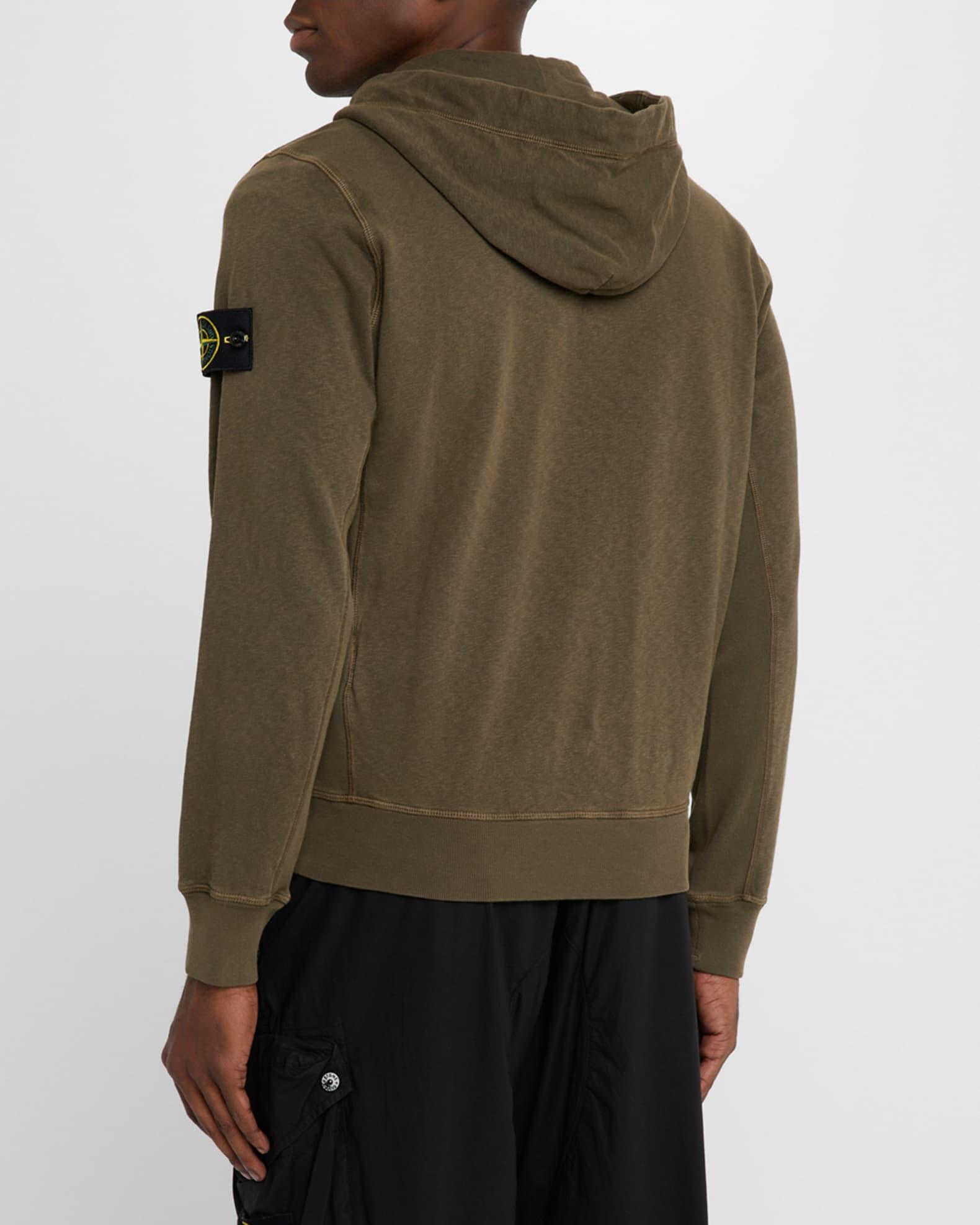 Men's Worn Fleece Zip Hoodie Product Image