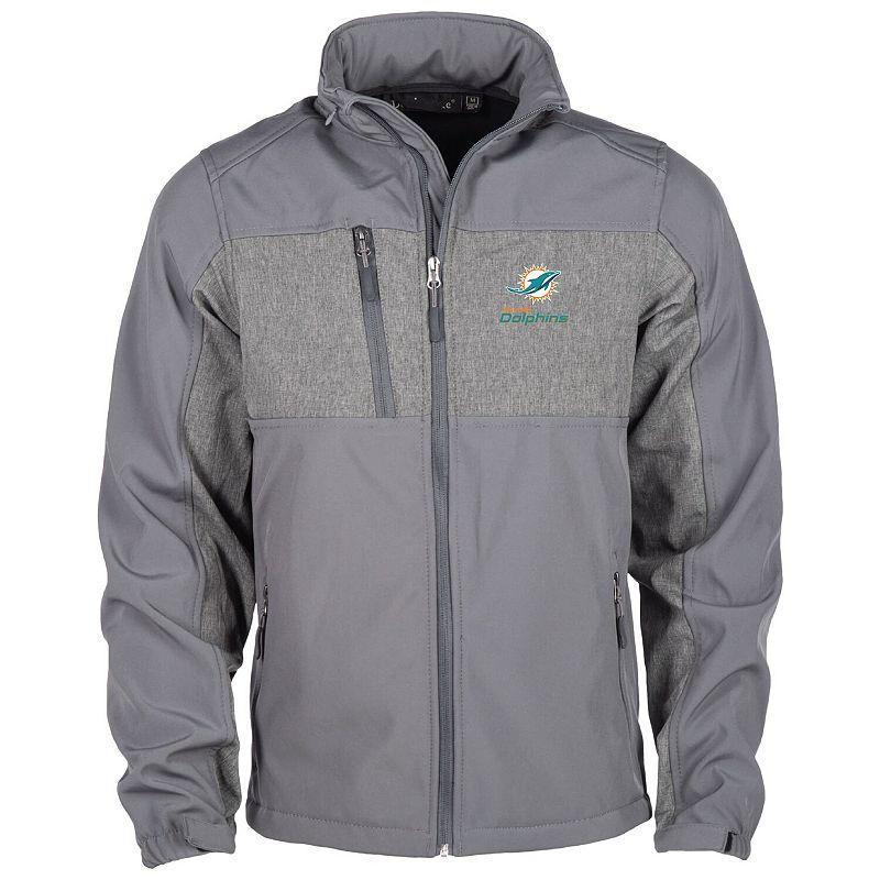 Mens Dunbrooke Graphite Cleveland Browns Circle Zephyr Softshell Full-Zip Jacket Product Image