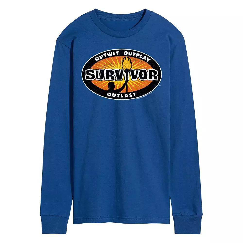 Men's Survivor Logo Long Sleeve Graphic Tee,  Product Image
