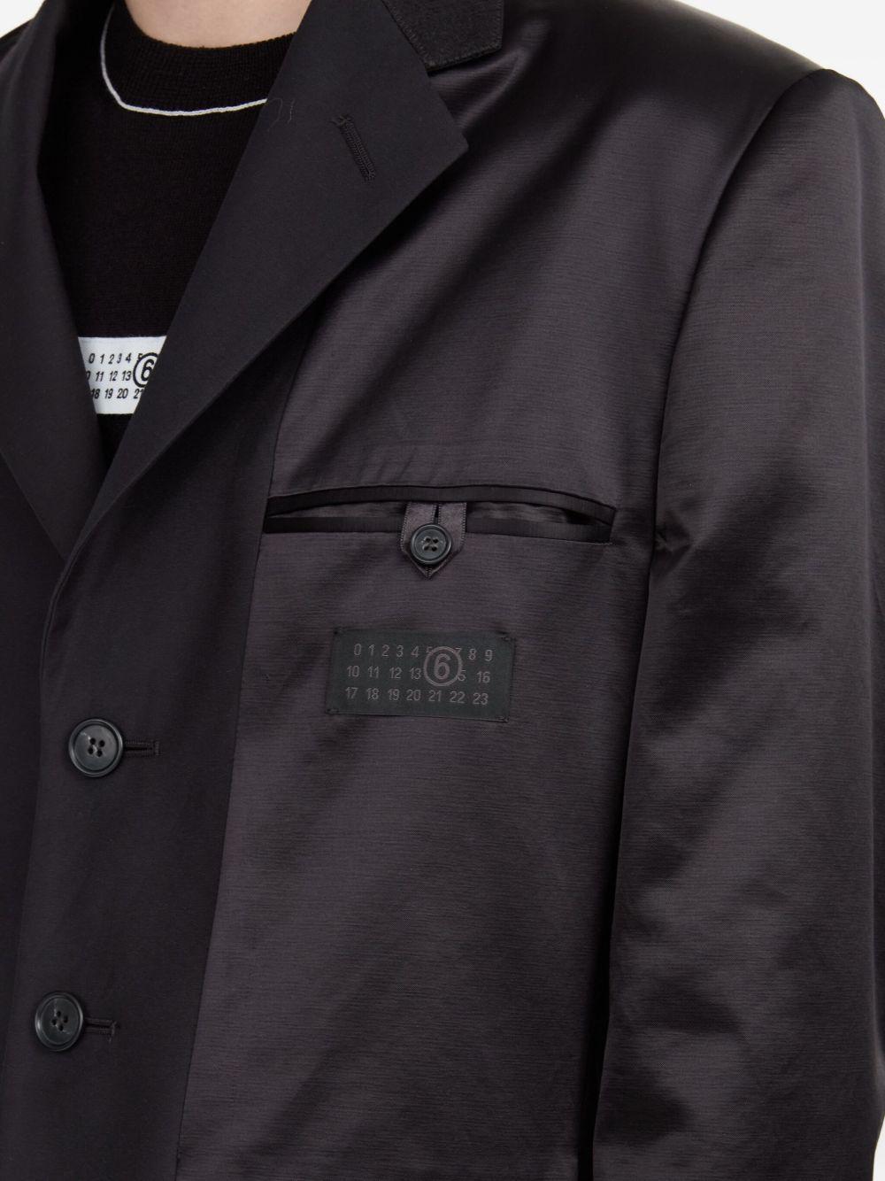 satin-finish blazer Product Image