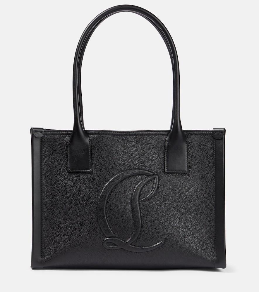 CHRISTIAN LOUBOUTIN By My Side Large Leather Tote Bag In Black/black/black Product Image