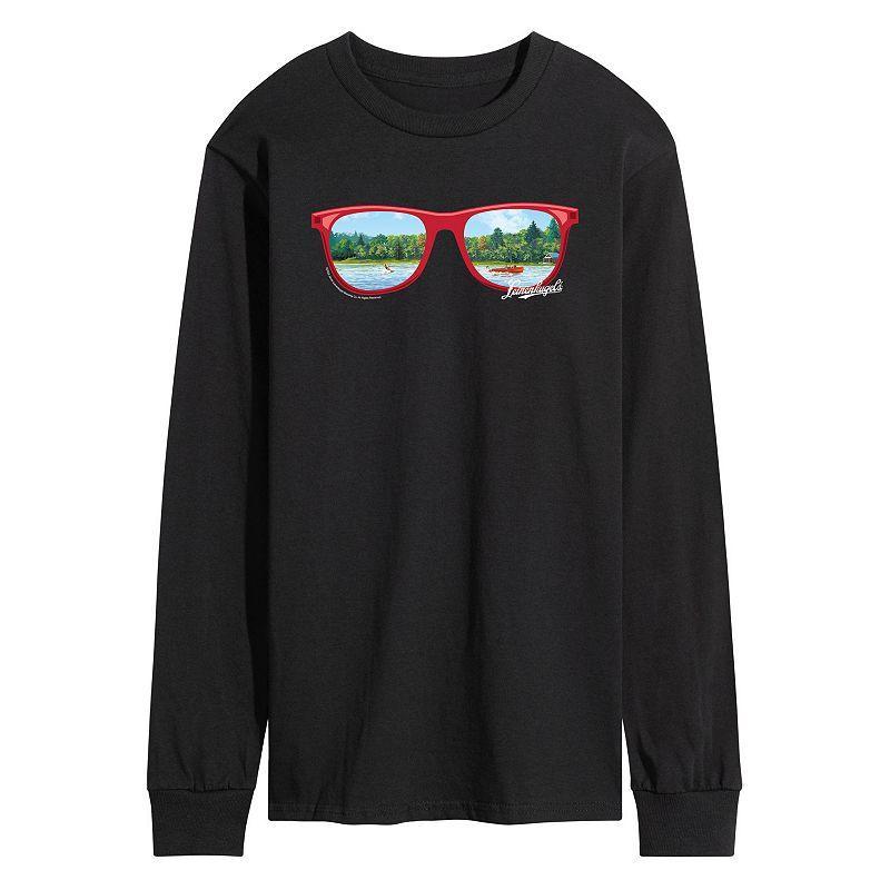 Men's Leinenkugels Sunglasses Long Sleeve Graphic Tee, Size: XL, Black Product Image