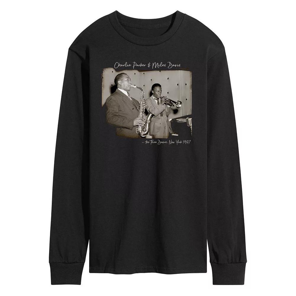 Men's Charlie Parker Three Deuces Long Sleeve Tee,  Product Image