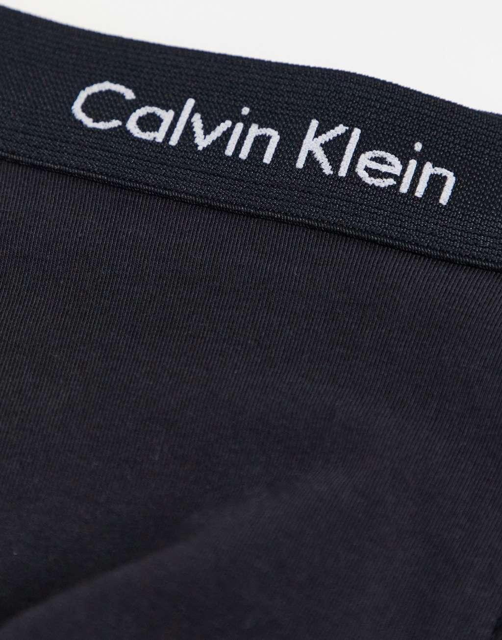 Calvin Klein cotton stretch 5-pack trunks in black Product Image