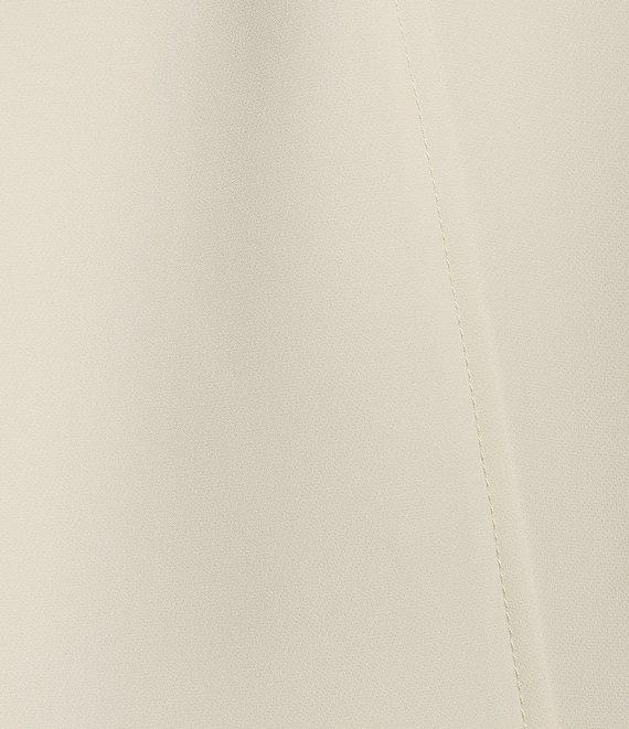 Anne Klein Suit Stretch Wide Collar 3/4 Sleeve Open Front Topper Coat Product Image