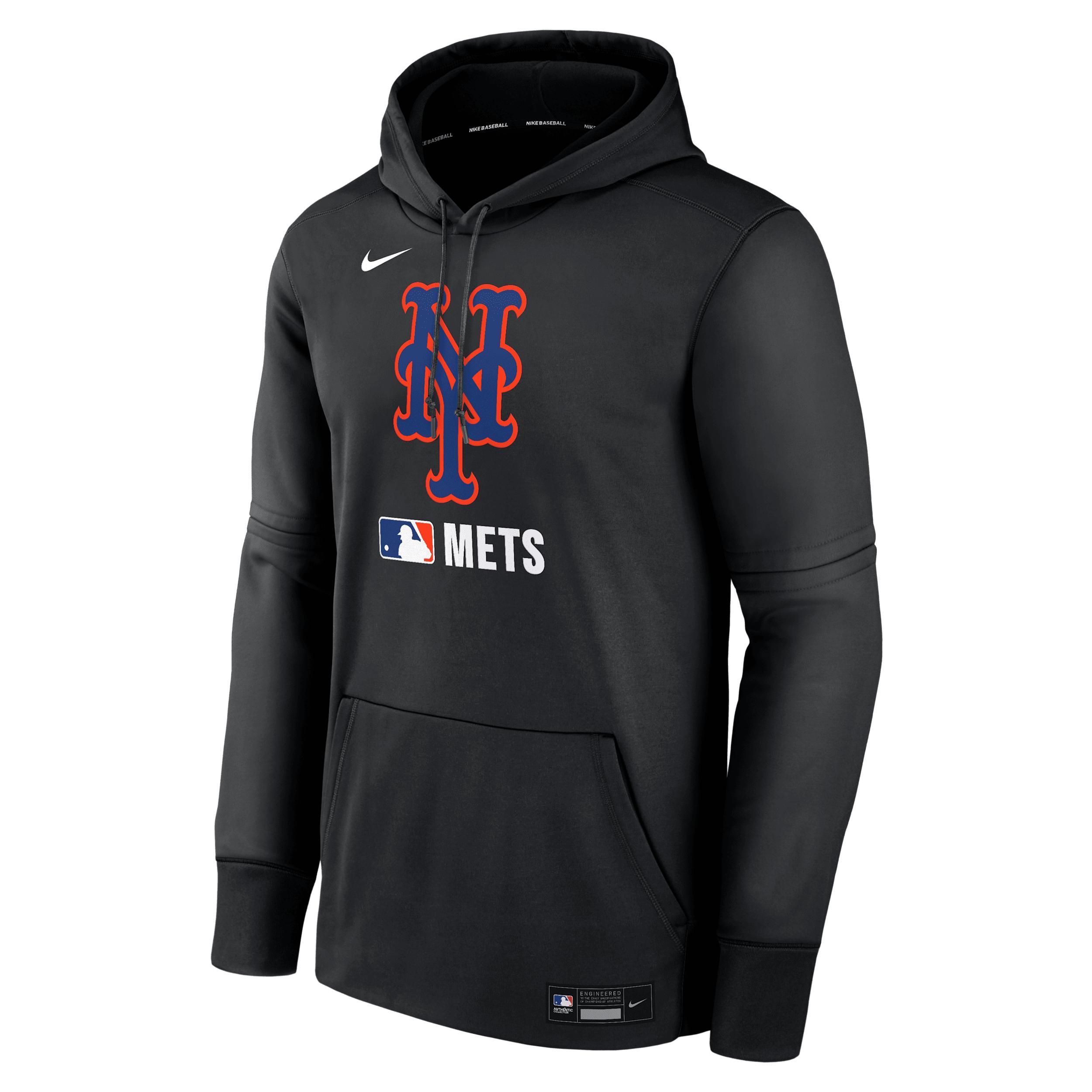 Men's Colorado Rockies Authentic Collection City Connect Nike Therma MLB Pullover Hoodie Product Image