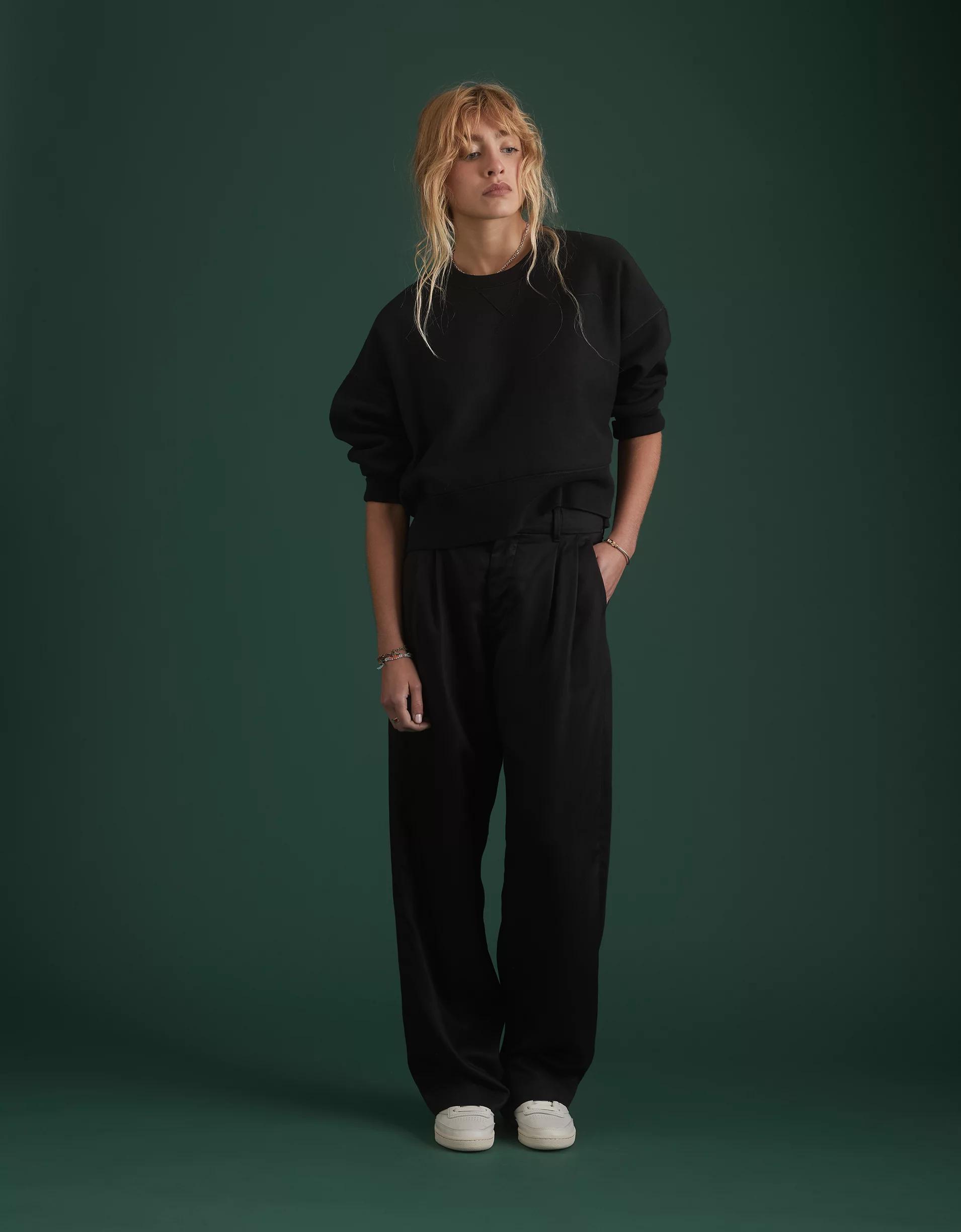 AE77 Premium Pleated Trouser Pant Product Image