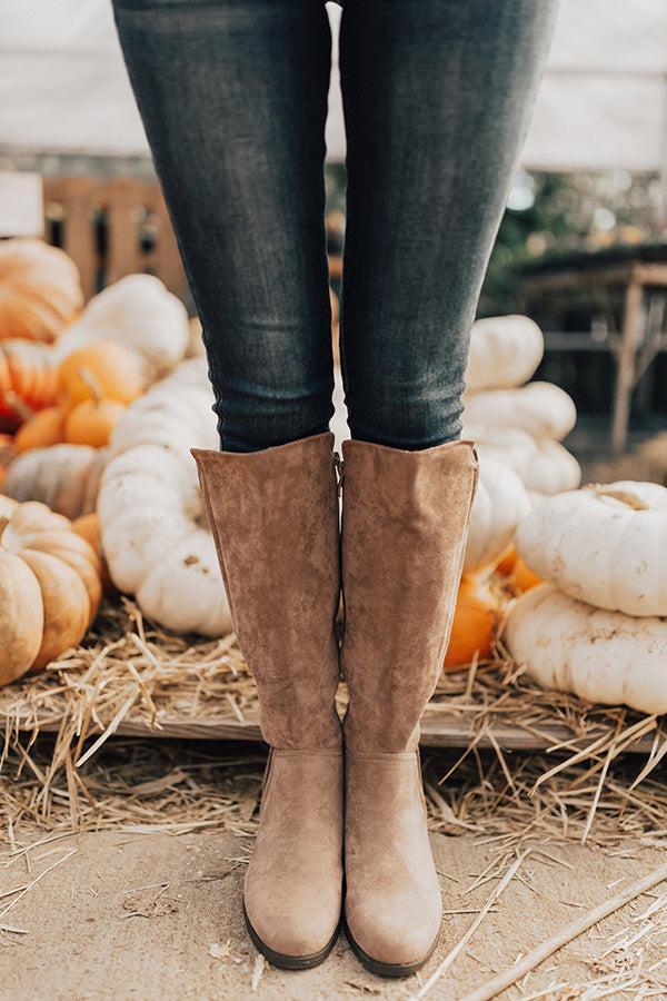 The Violet Faux Suede Boot Product Image