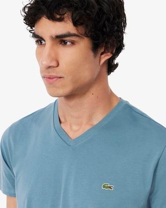 Men's Lightweight Pima Cotton V-Neck T-Shirt Product Image