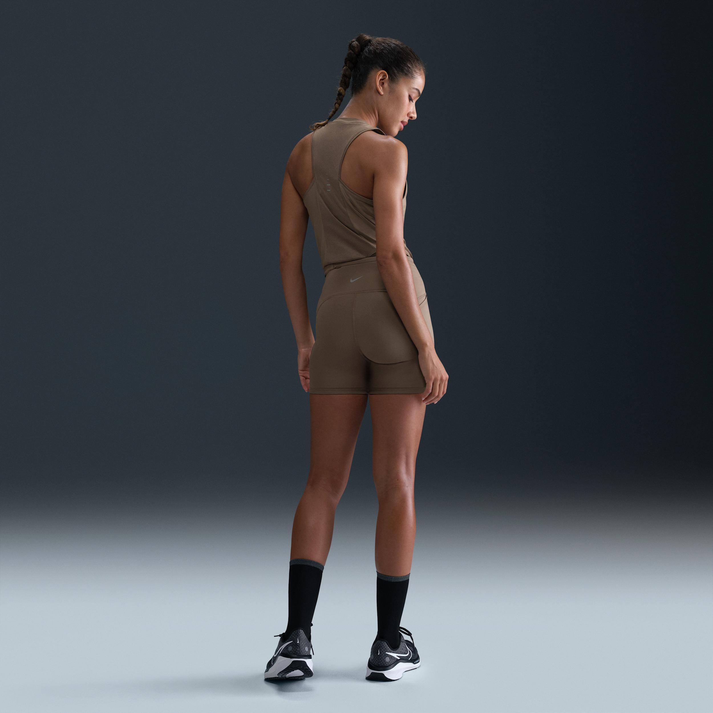 Nike Women's Swift High-Waisted 4" Tight Running Shorts with Pockets Product Image