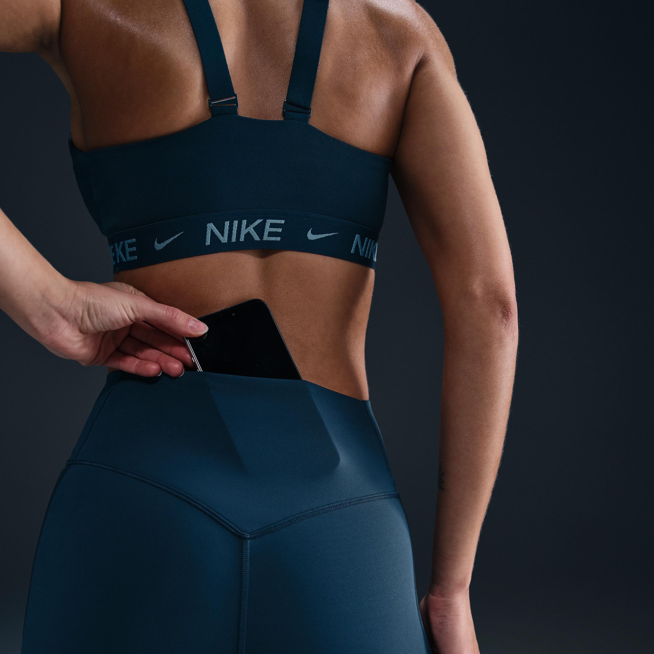Nike Womens Universa High-Waisted 7/8 Leggings with No Front Seam | HQ6813-478 Product Image
