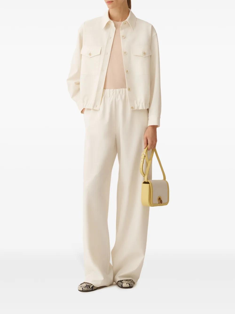 FABIANA FILIPPI Tailored Bomber Jacket In Neutrals Product Image