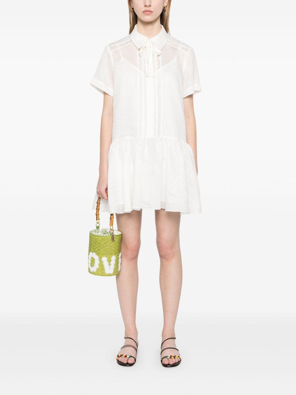 lace-detail mini dress Product Image