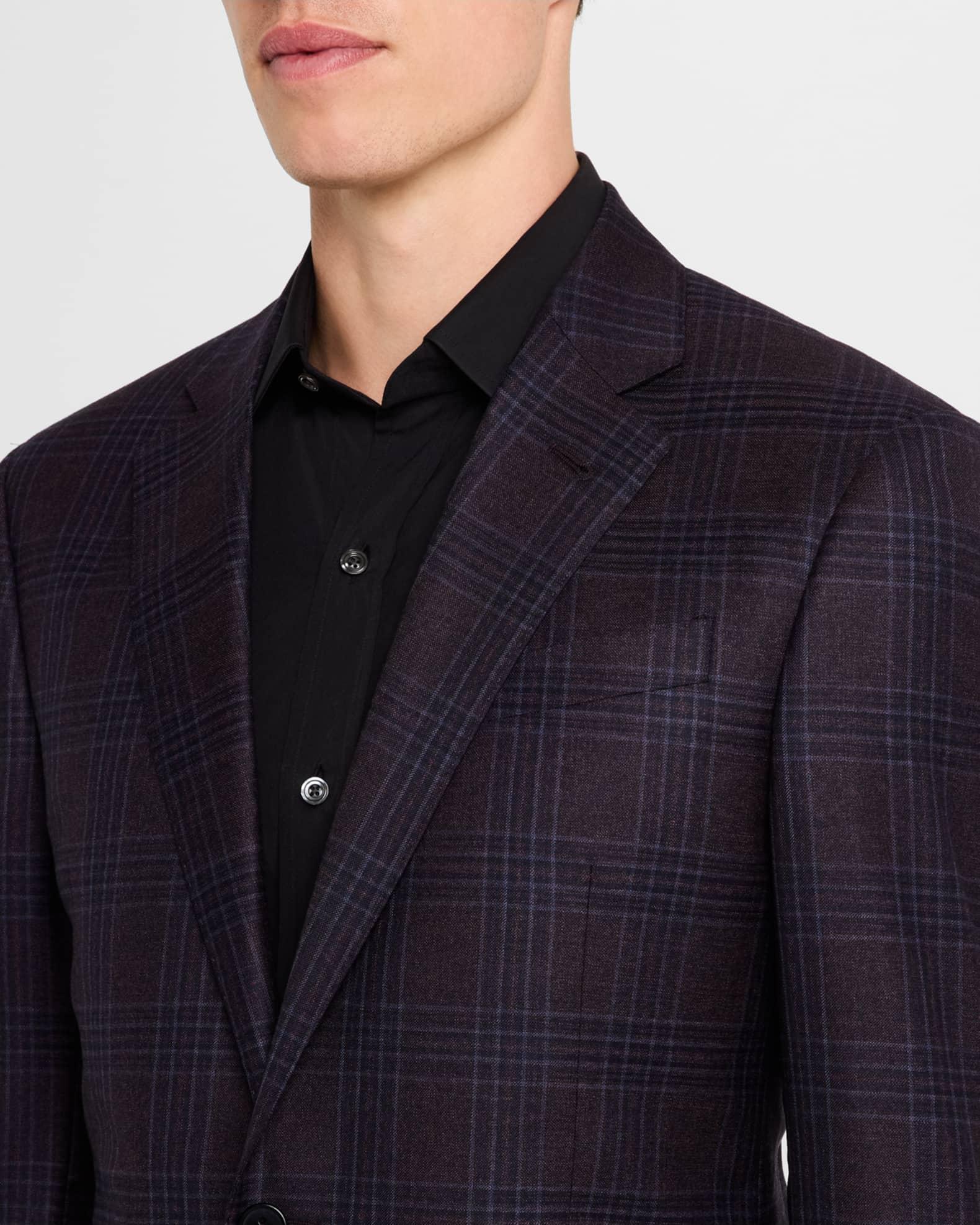 Men's 130s Wool Plaid Sport Coat Product Image