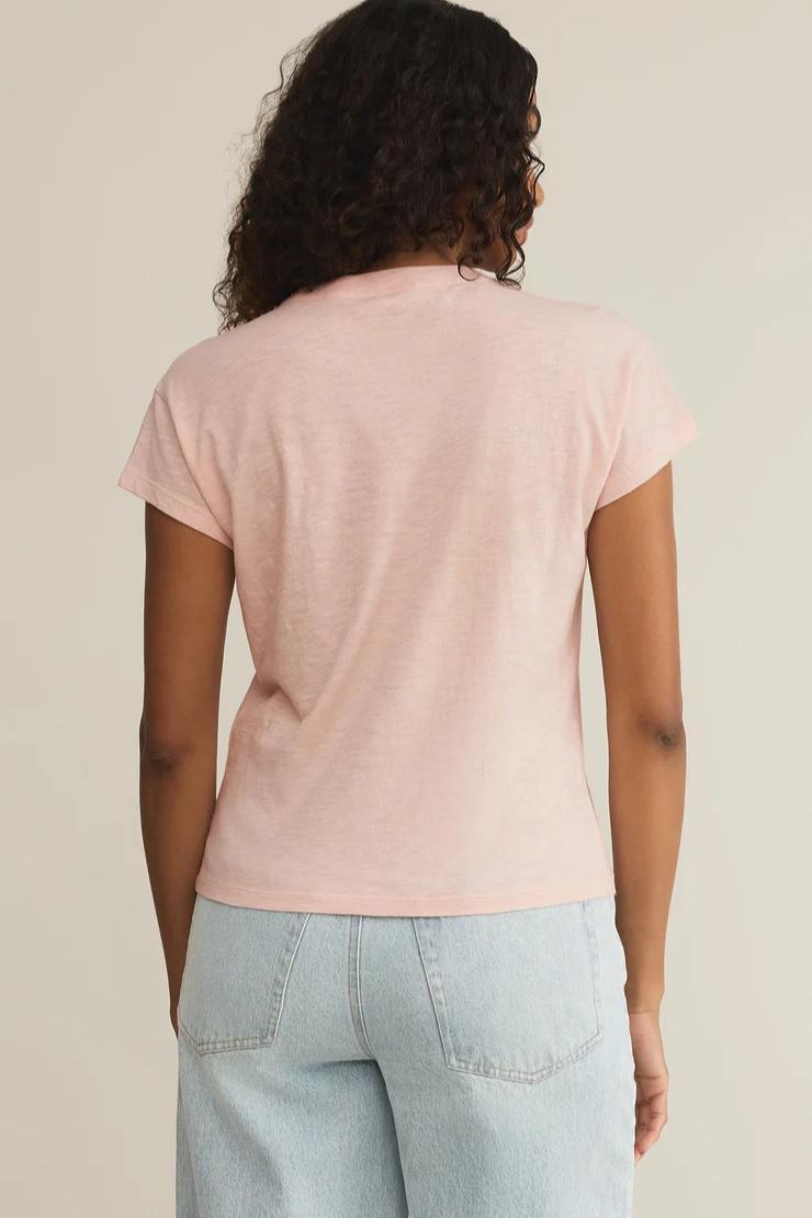 Modern Slub Tee - Pink Salt Product Image