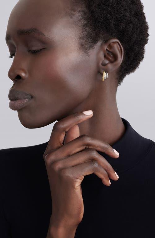 LAGOS Caviar Lux Hoop Earrings In Gold Product Image