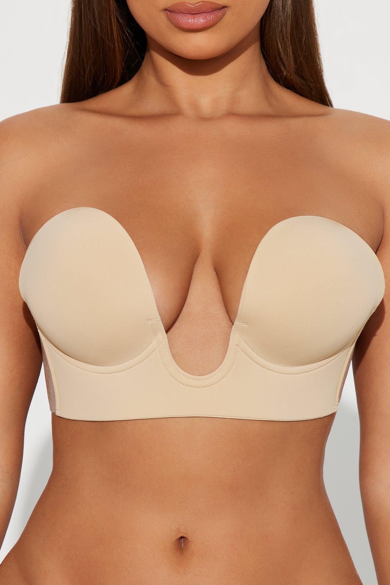 Keep It Together Plunge Bra - Nude Product Image