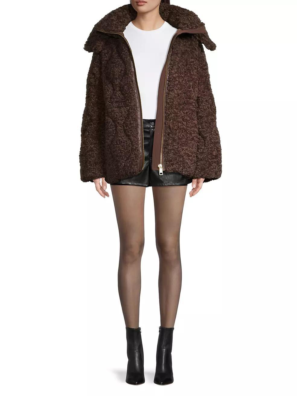 Tory Oversized Faux Fur Jacket Product Image