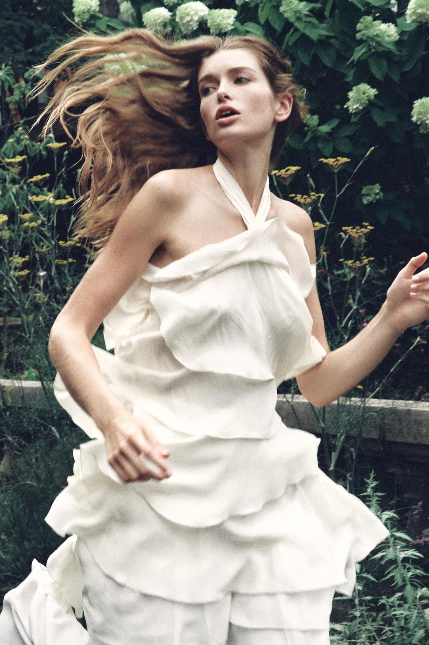 RUFFLED MINI DRESS Product Image