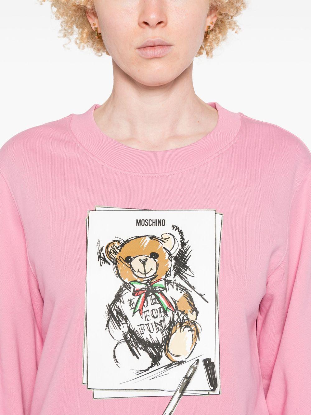 Teddy Bear-print sweatshirt Product Image