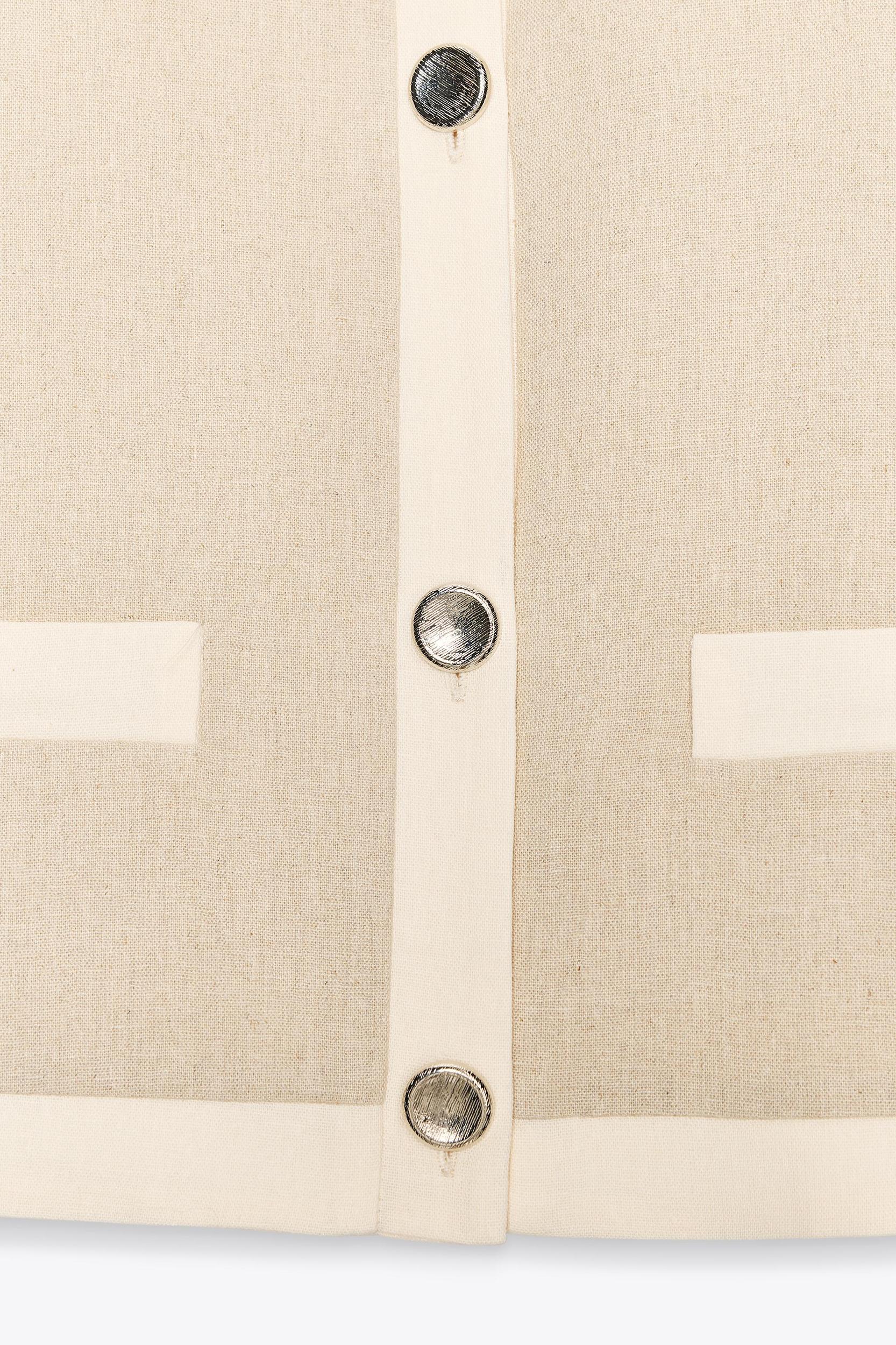 SHORT SLEEVE BLAZER WITH LINEN Product Image