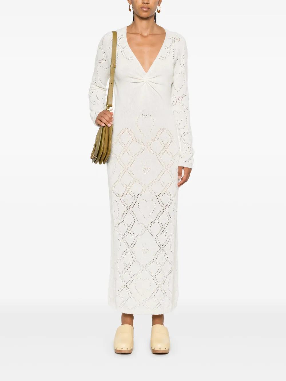 pointelle-knit maxi dress Product Image