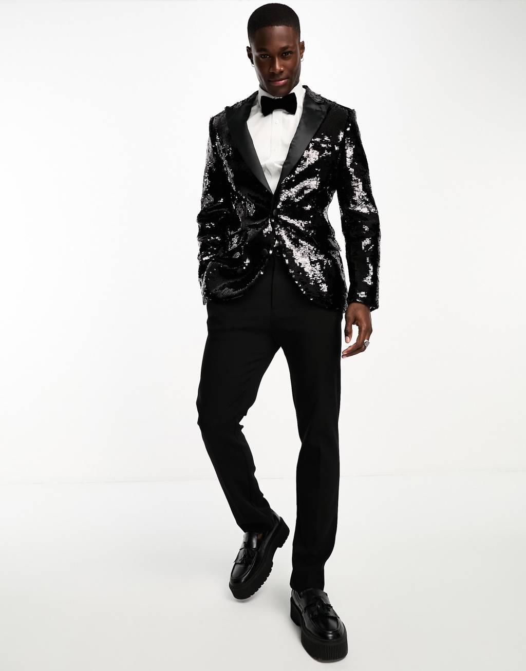 ASOS DESIGNS sequin blazer Product Image