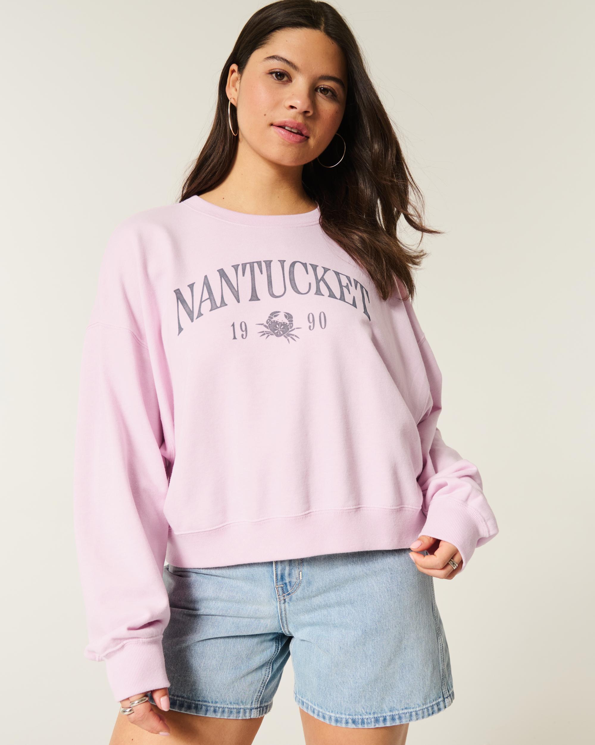 Easy Montauk New York Graphic Crew Sweatshirt Product Image