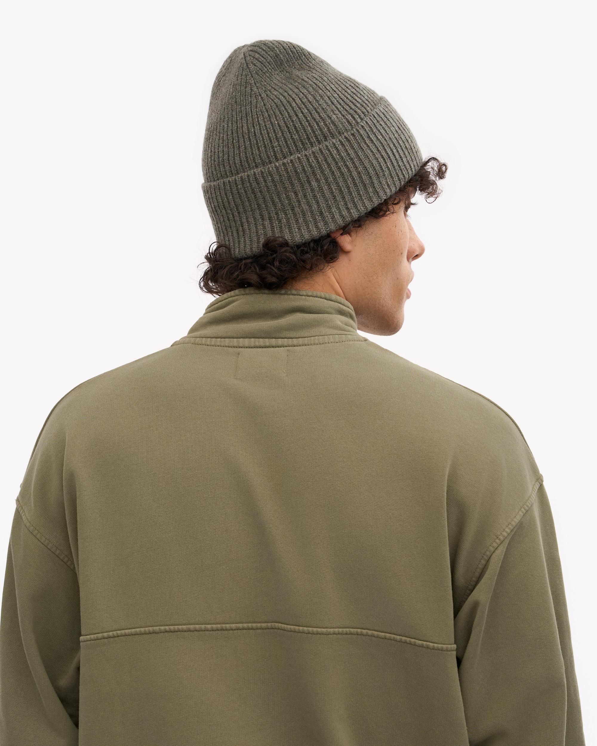 Merino Wool Beanie - Dusty Olive Product Image