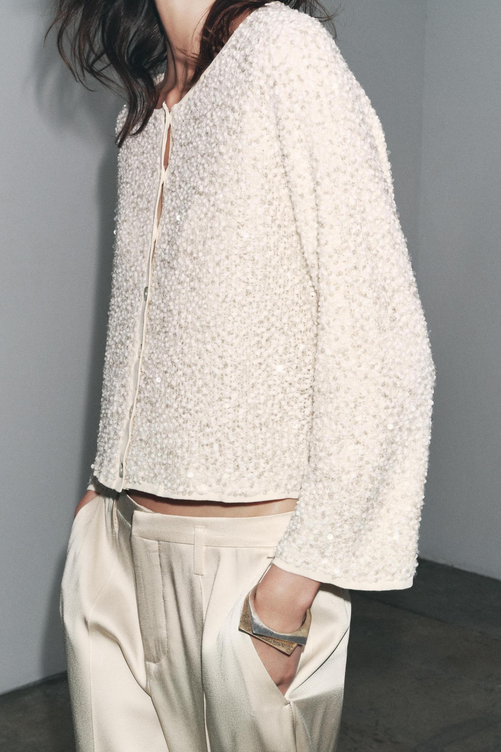 SEQUIN CARDIGAN Product Image