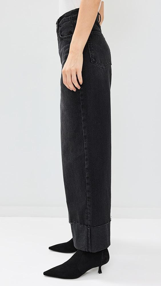 rag & bone Sofie High-Rise Ankle Wide Leg Jeans With Cuff | Shopbop Product Image