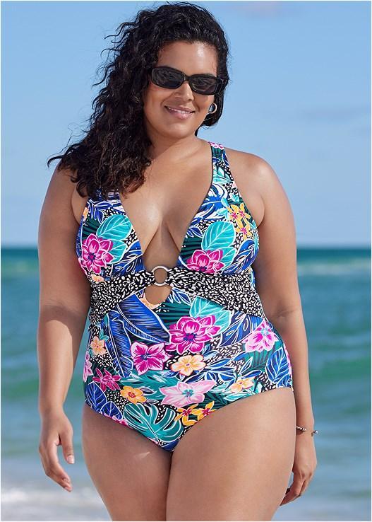 Criss Cross One Piece Product Image