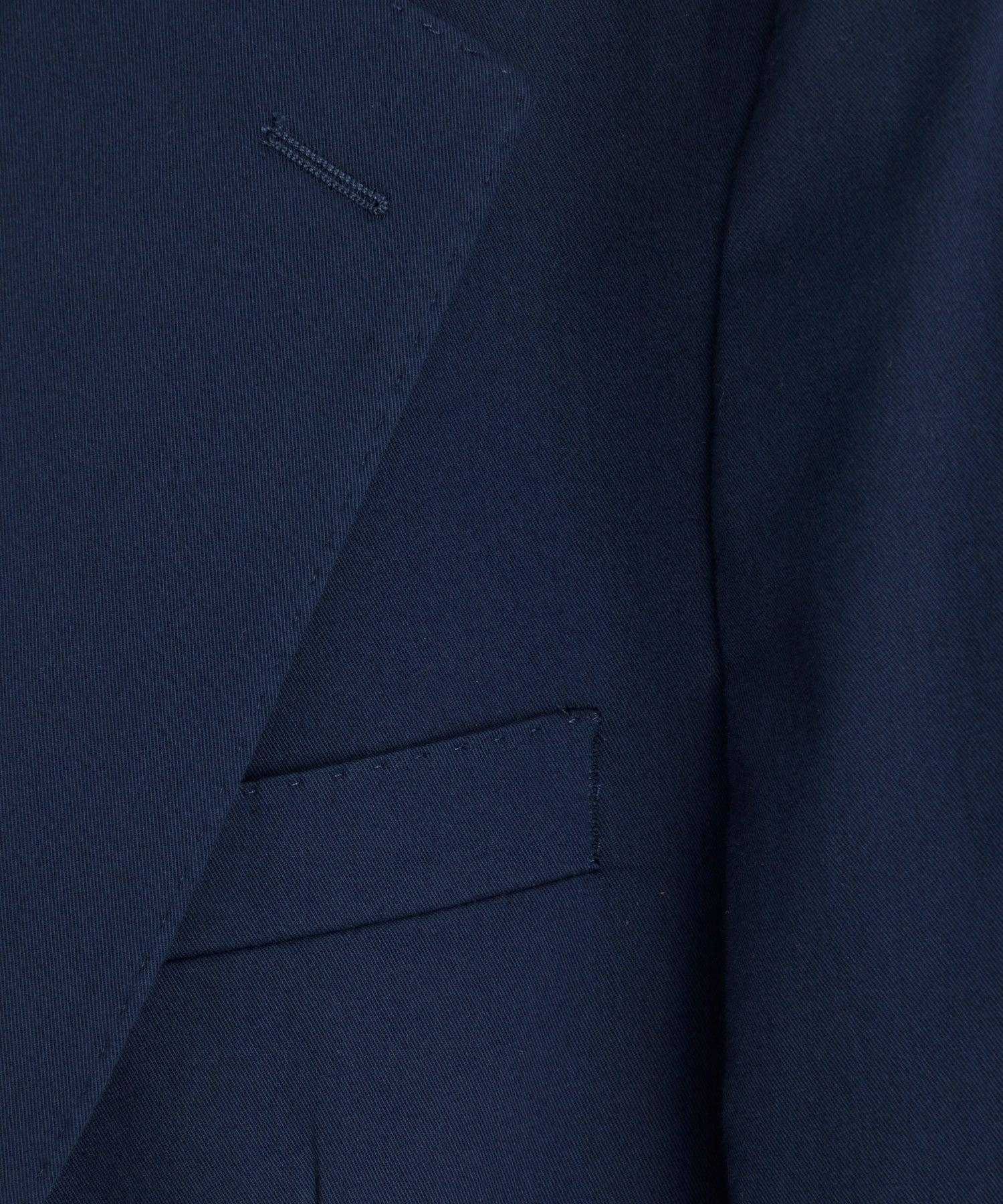 Italian Cotton Madison Jacket in Navy Product Image