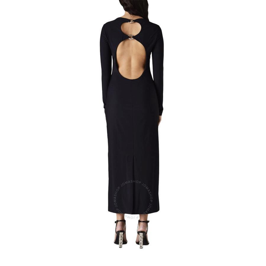 BURBERRY Corrine Open-back Dress In Black Product Image