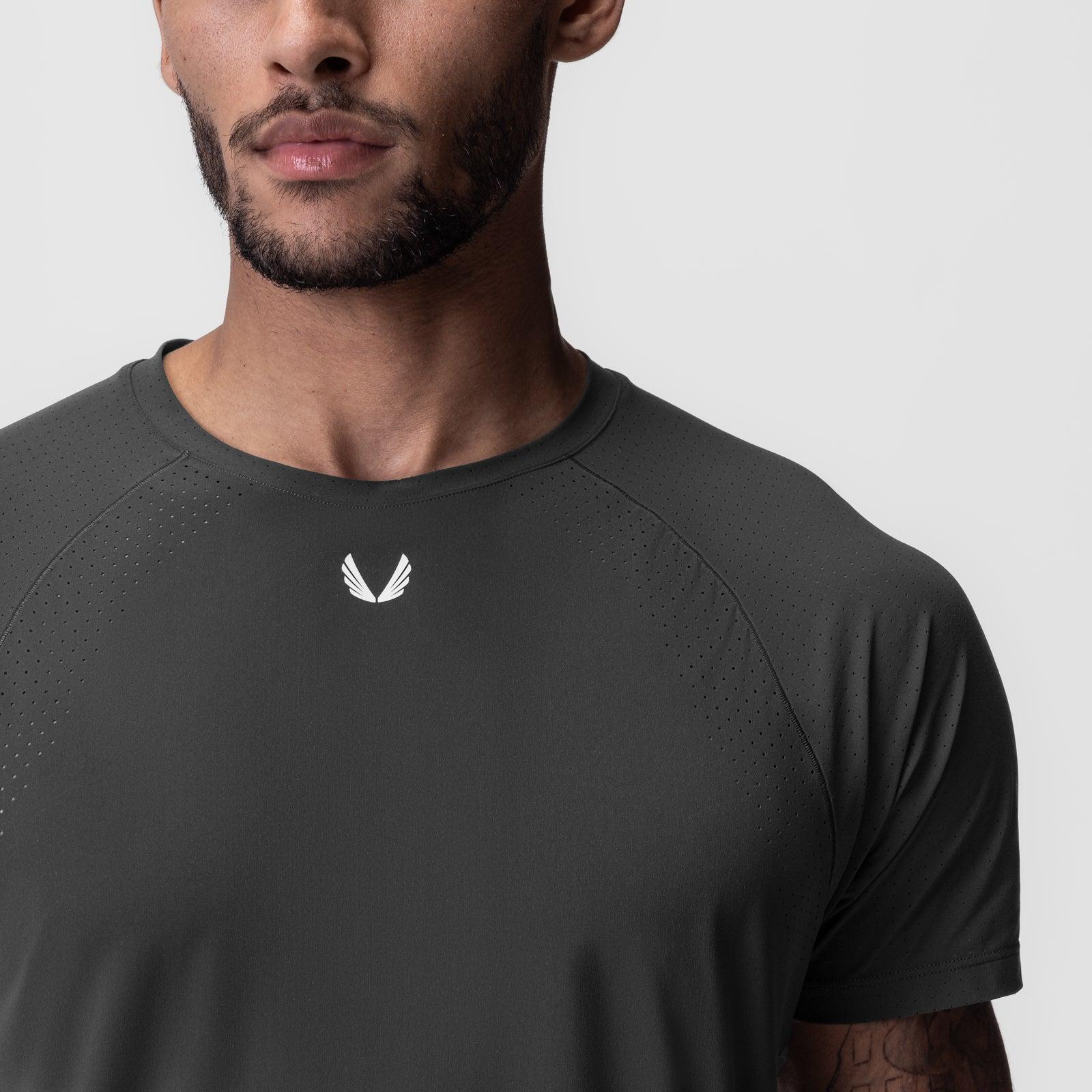 0660. AeroSilver® Established Tee - Black "OTWR" Product Image