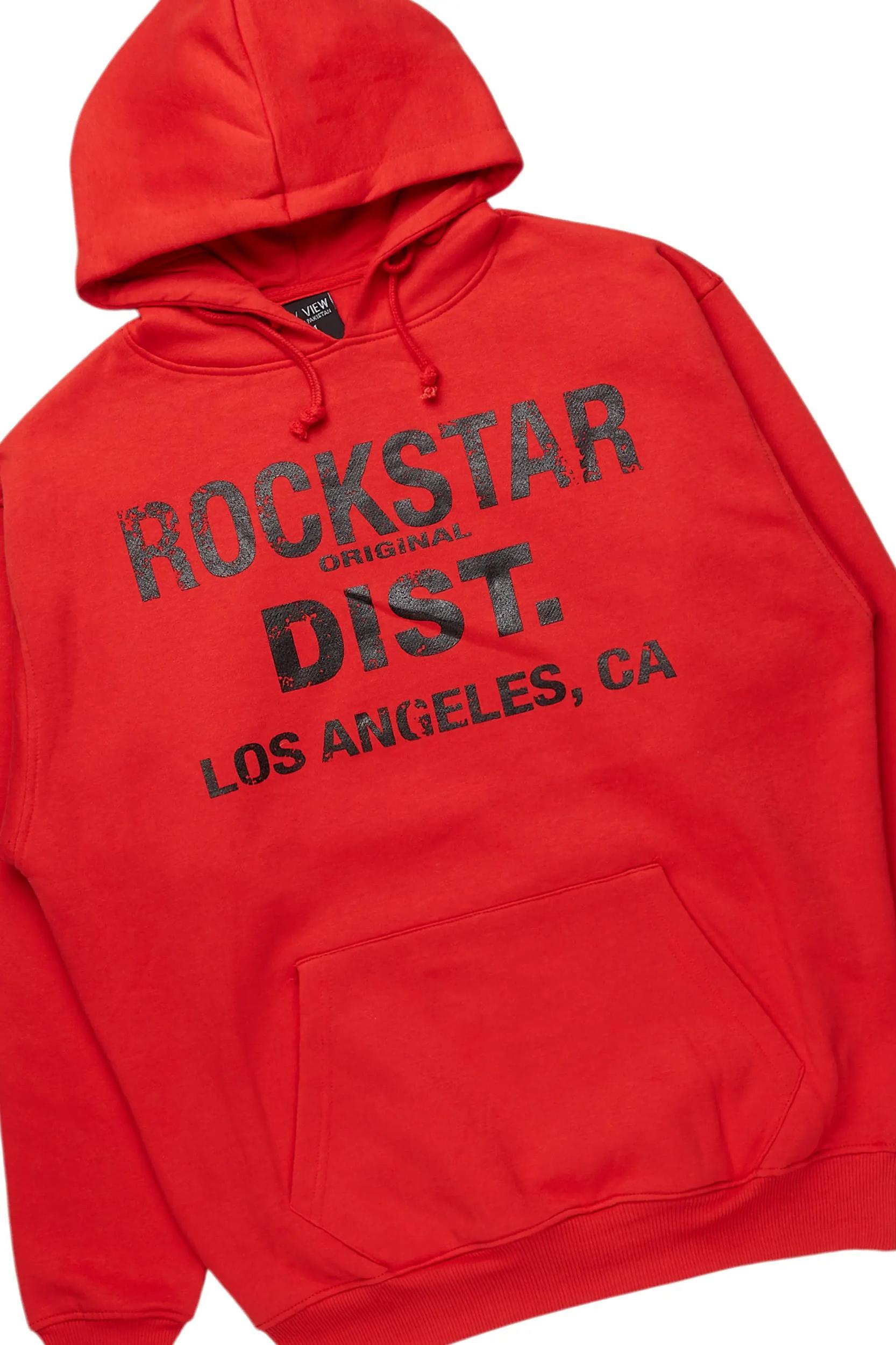 Lake Red/Black Hoodie/Tapestry Jean Bundle Male Product Image