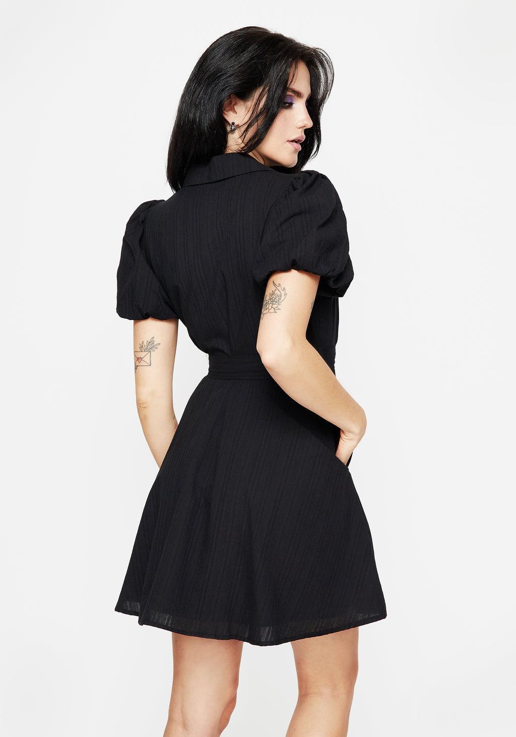 Herbalist Embroidered Mini Shirt Dress Product Image