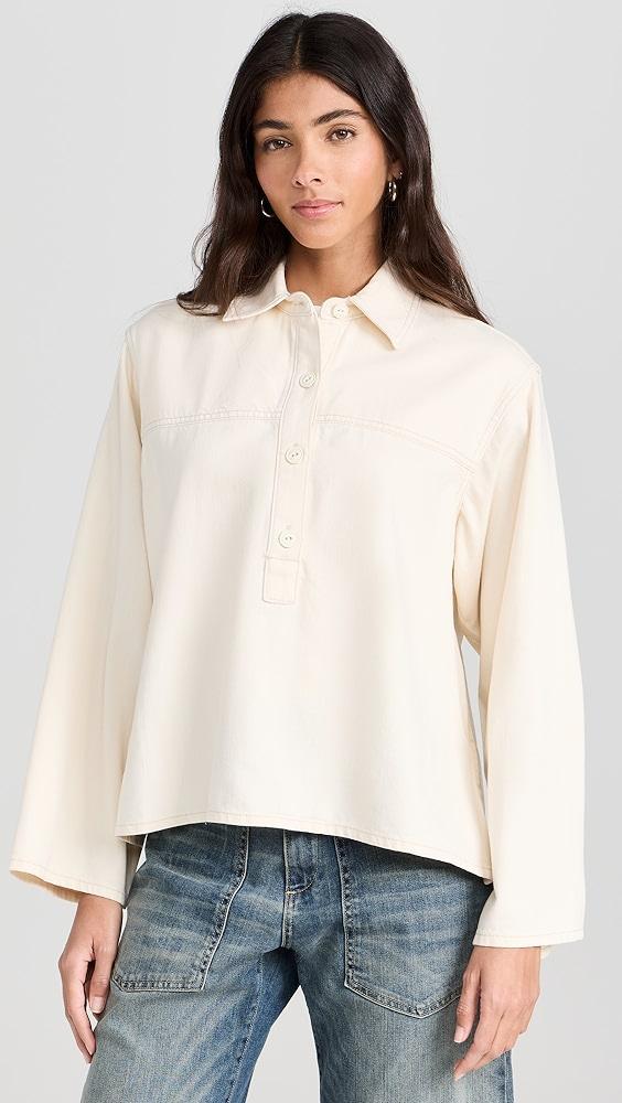 rag & bone Ultra Featherweight Emily Popover Shirt | Shopbop Product Image