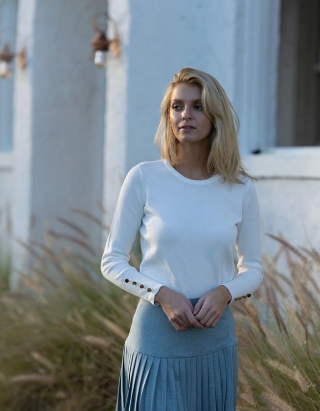 Profile NYC Gold Button Sweater Product Image