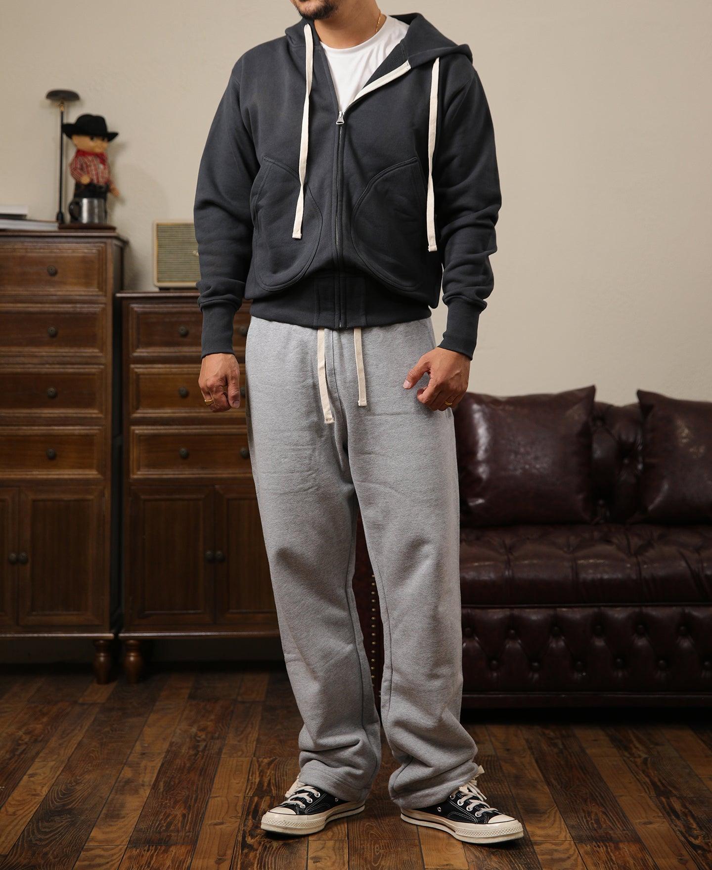 17.6 oz Heavyweight Terry Sweatpants - Gray Product Image