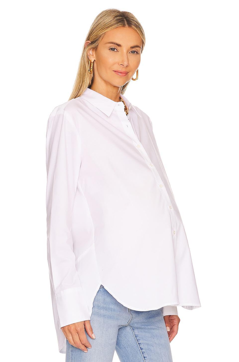 The Classic Button Down Maternity Shirt HATCH Product Image