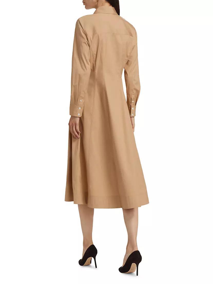 Goldie Stretch-Cotton Poplin Shirtdress Product Image