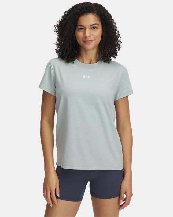 Womens UA Rival Core Short Sleeve Product Image