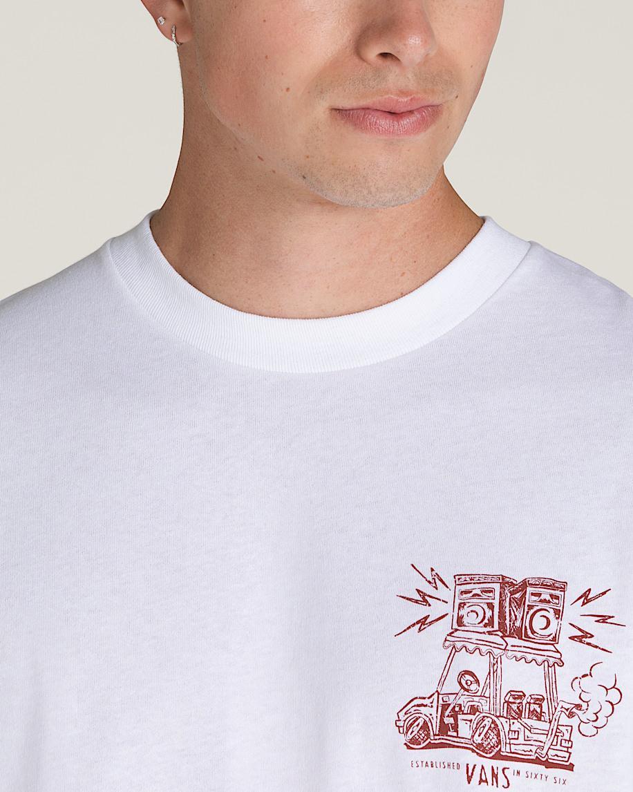 Boom Cart T-Shirt in White| Vans US Product Image