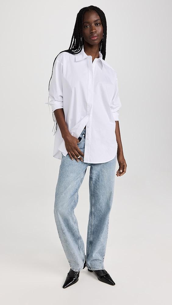 Good American Button Down 2.0 Shirt | Shopbop Product Image