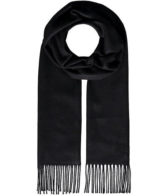 Roundtree & Yorke Solid Twisted Rope Fringe Scarf Product Image