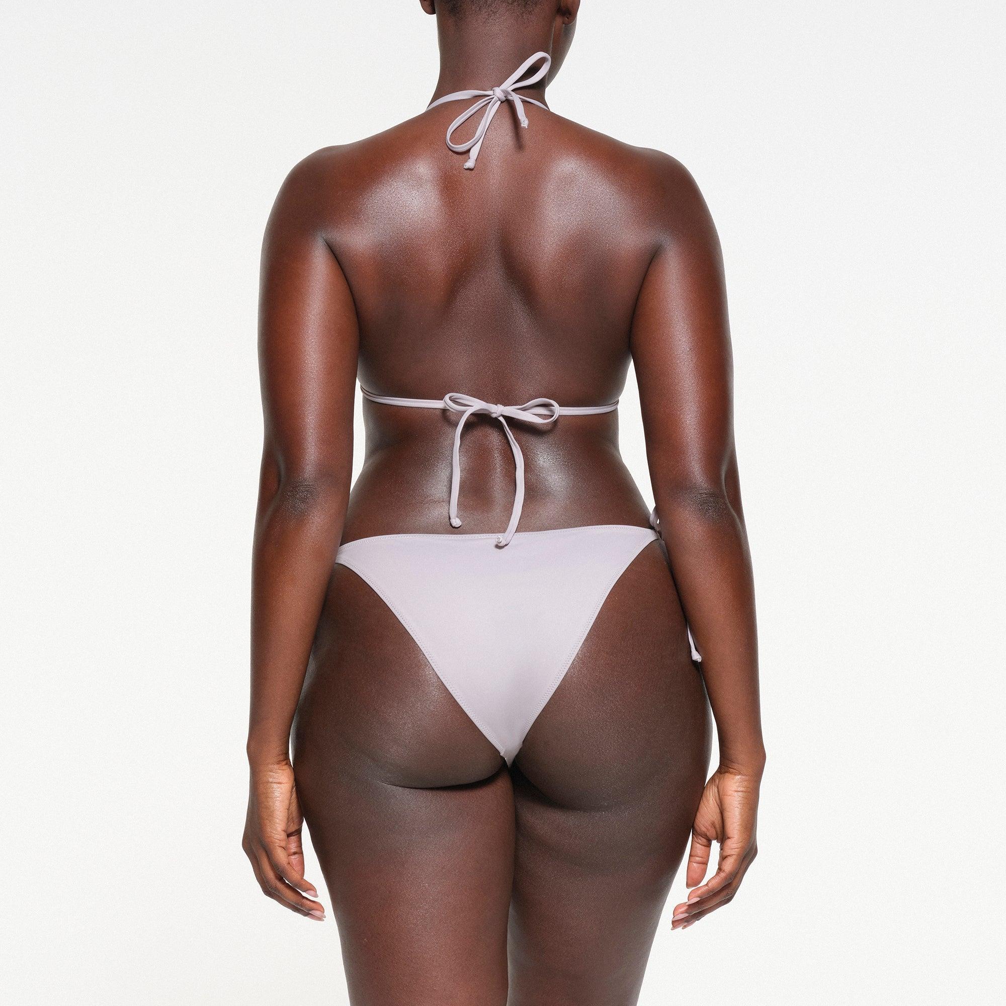 SIGNATURE SWIM TRIANGLE TOP | CHROME Product Image