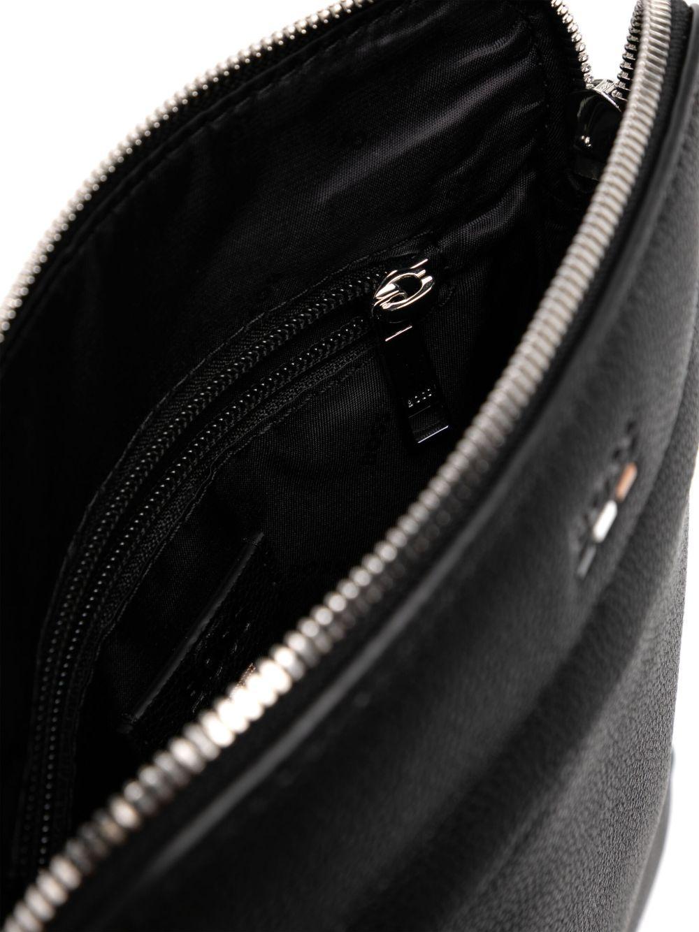 logo-debossed messenger bag Product Image