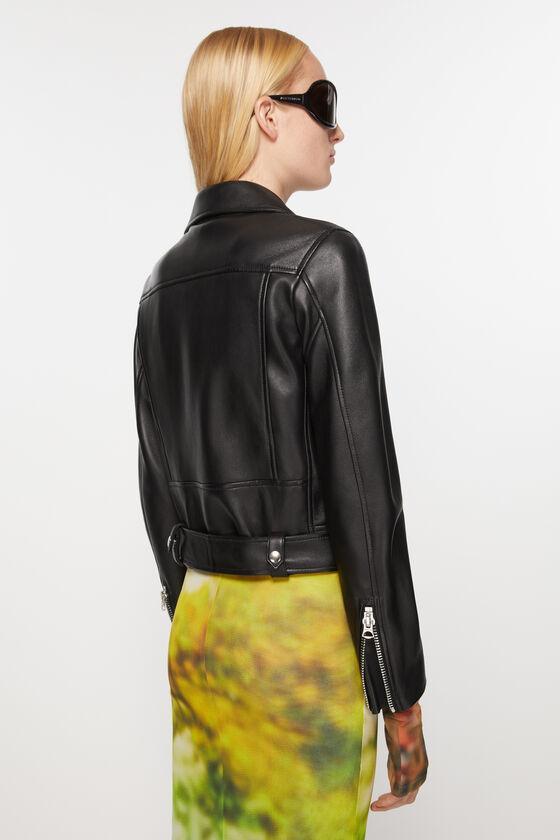 Leather biker jacket Product Image