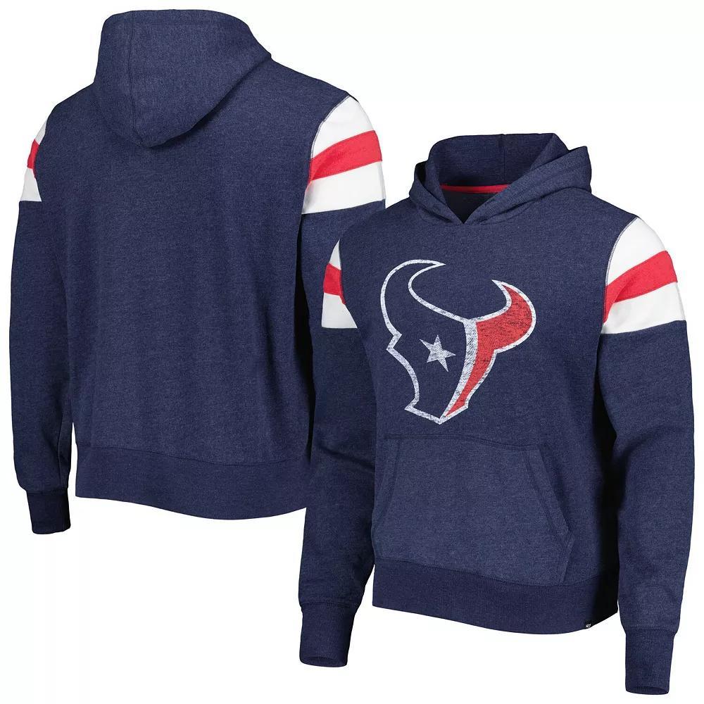 Men's '47 Navy Houston Texans Premier Nico Pullover Hoodie, Size: XL, Blue Product Image